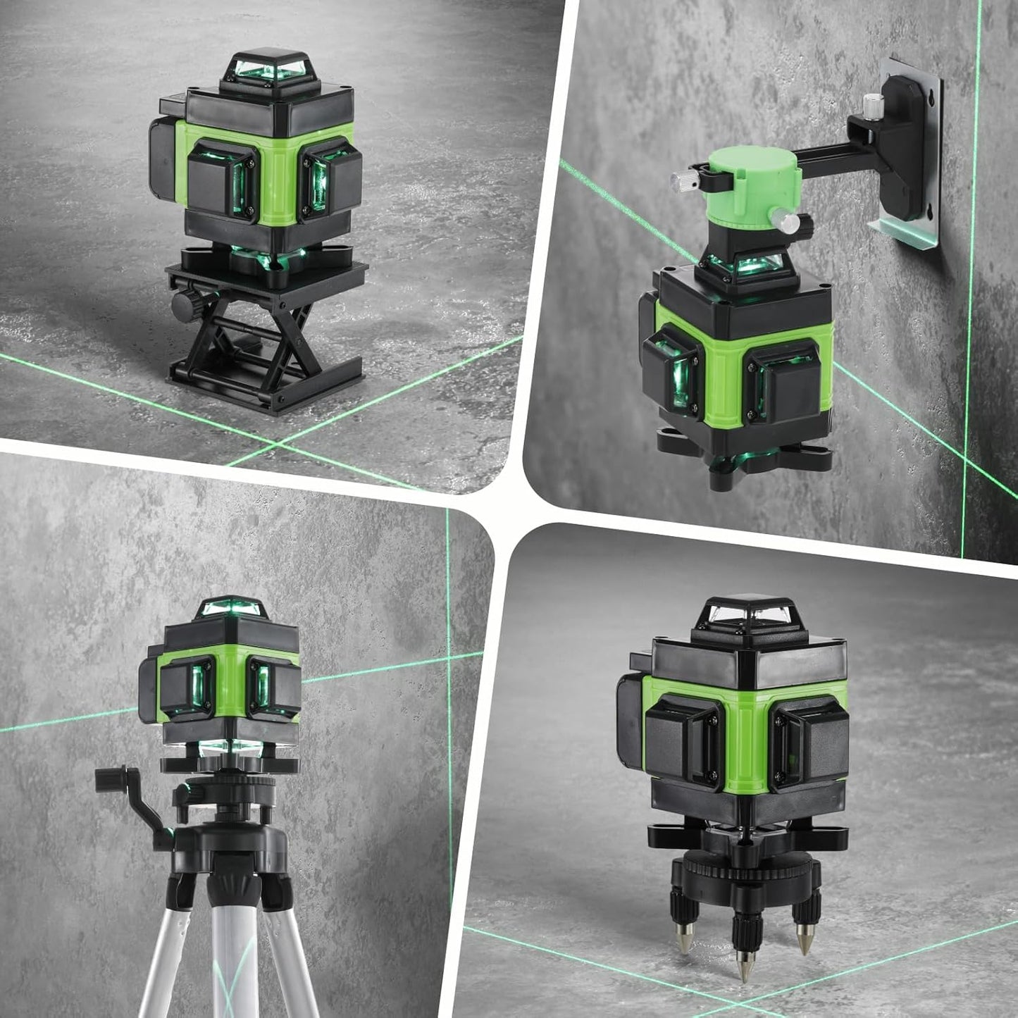 Precision 4D Nivelliergerät Kreuzlinienlaser